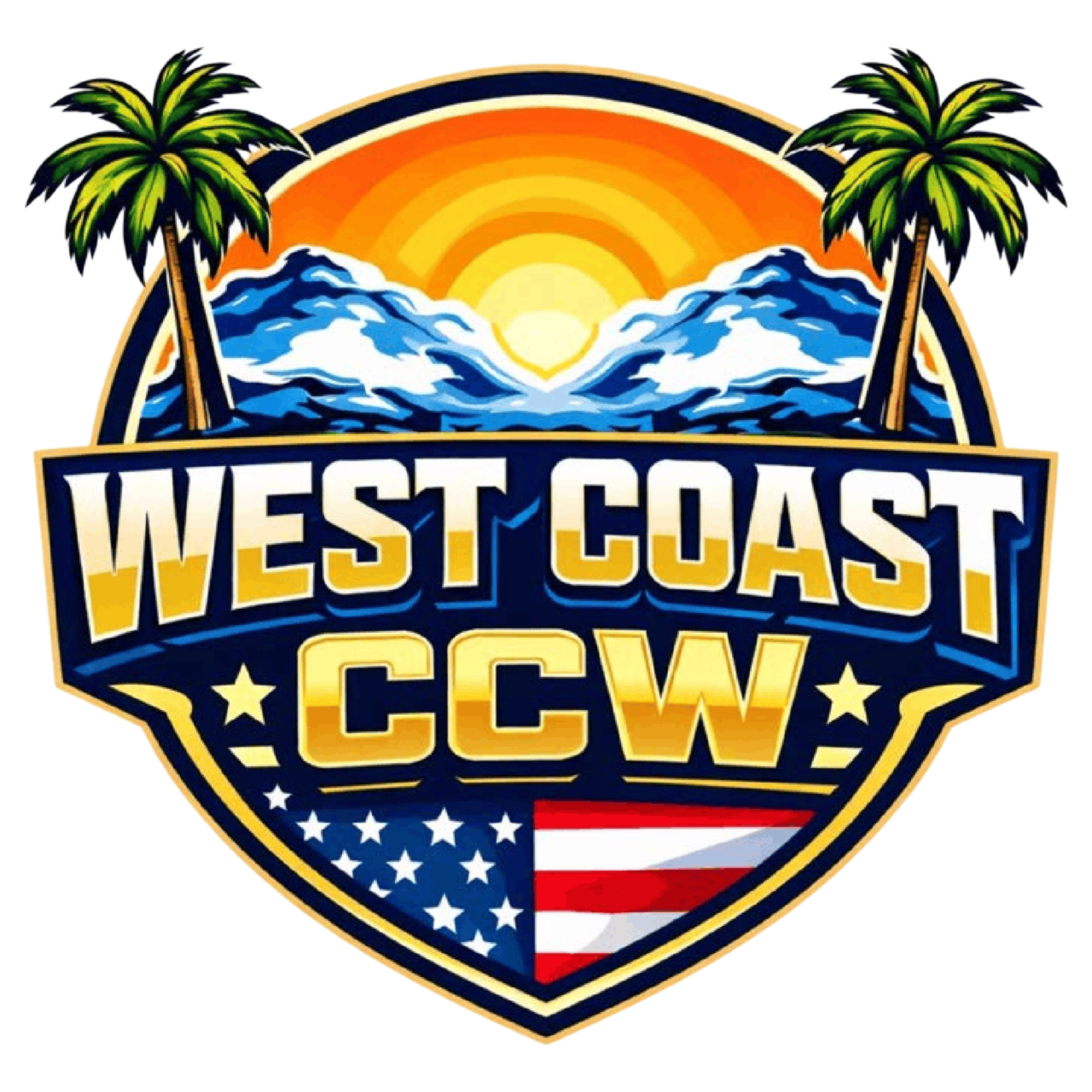 West Coast CCW Riverside Online CCW Permit Course Logo Transparent BG 1